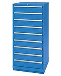 LISTA SC Series Modular Cabinet 9 Drawers 124 Compartments
